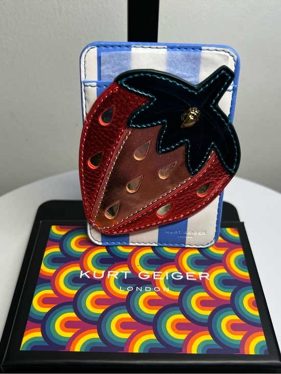 Kurt Geiger Handbags - Kurt Geiger London Strawberry Credit Card Phone Wallet NWT
